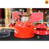 Đèn măng xông Vintage Coleman Single Mantle Red Lantern 200A Date 8/1970 ( Used )