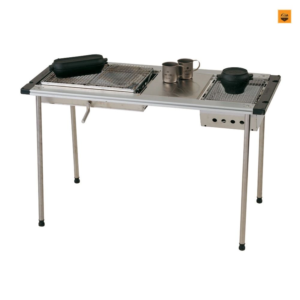 Snowpeak IGT Iron Grill Table Frame Long 4 Unit Mr.Weekend Camping