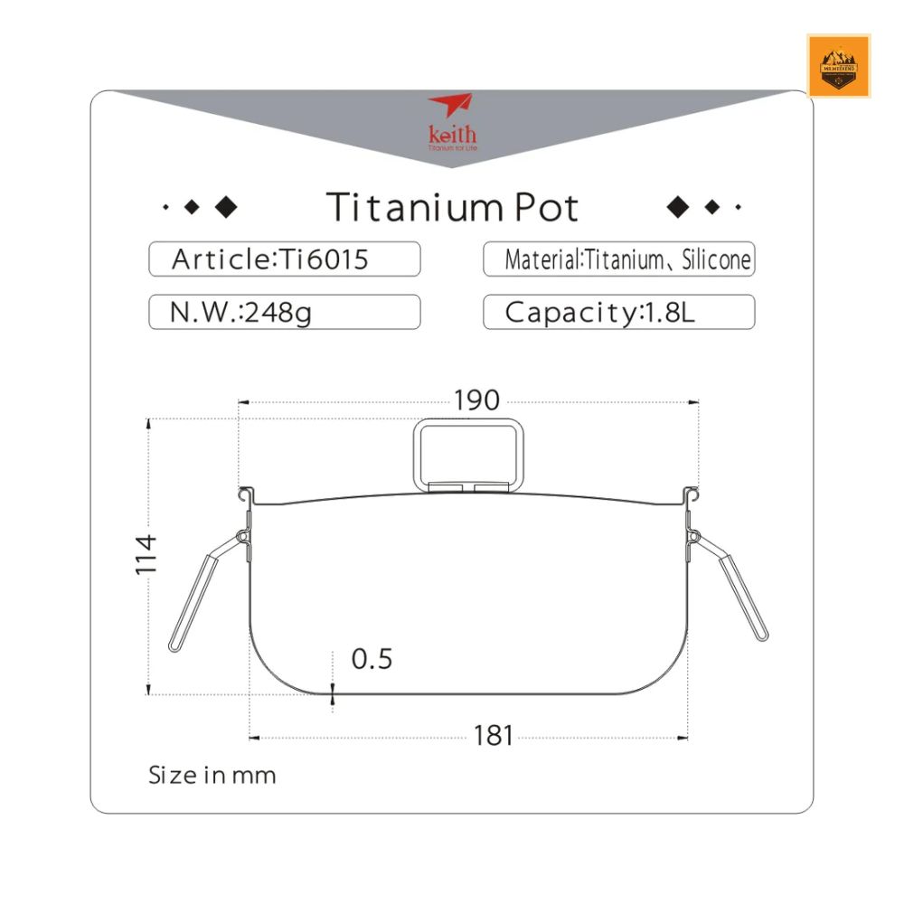 Keith Nồi Titanium Casserole