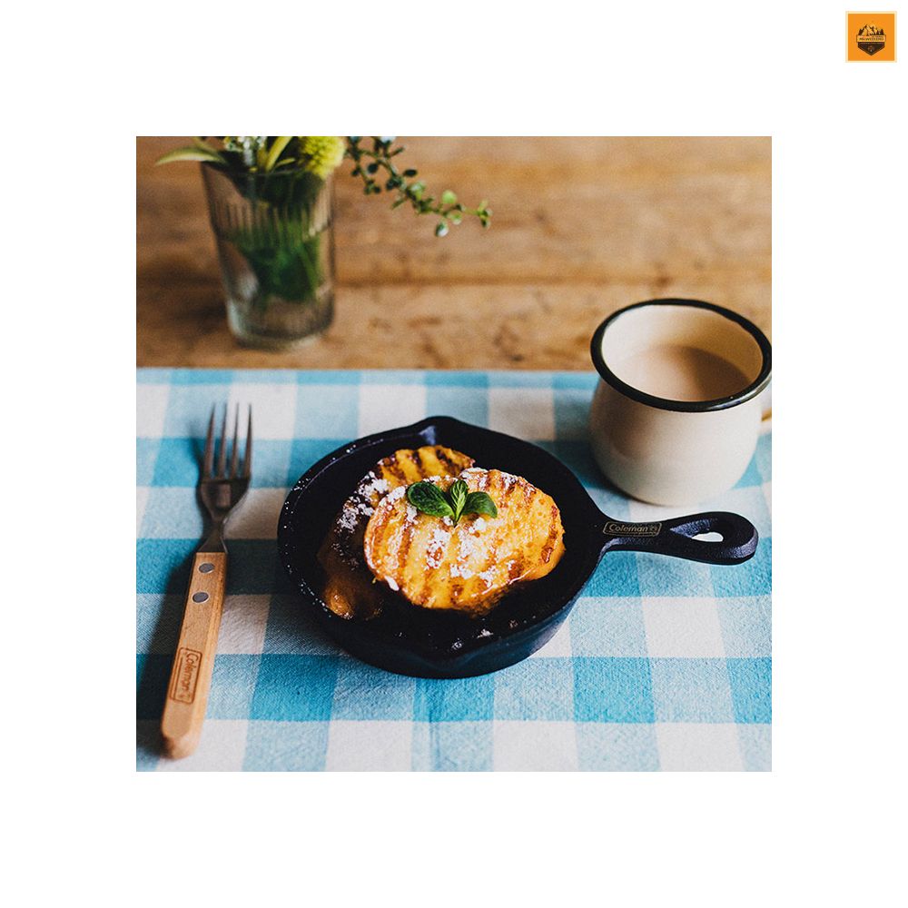 Chảo Gang Coleman Skillet Brand Book #04