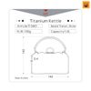 Ấm Đun Keith Titanium Kettle 1000ml Ti3901