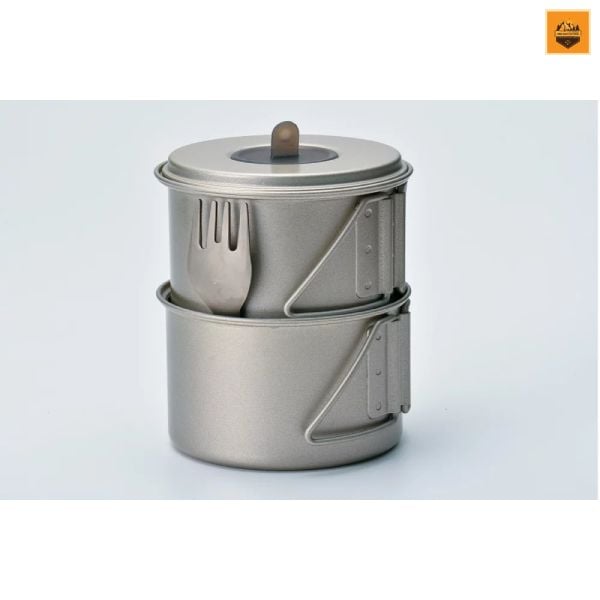Set Nồi Snow peak Titanium Mini Solo Combo, SCS-004TR