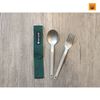 Set Muỗng Dĩa Snowpeak Titanium Fork & Spoon