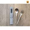 Set Muỗng Dĩa Snow peak Titanium Fork & Spoon, SCT-002