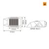 Lều Snow peak Land Breeze Pro.4, SD-644