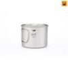 Ca Keith Single-Wall Titanium Mug with Folding Handle and Lid 900ml Ti3209