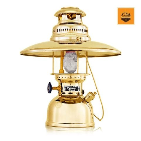 Đèn măng xông kèm chóa Petromax HK500 Brass Polished  ( Màu Vàng )