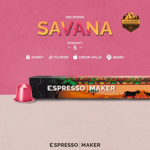 Cà phê viên nén Savana - by Espresso Maker