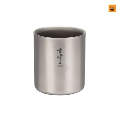 Ly Snow peak Ti-Double H200 Stacking Mug, TW-124