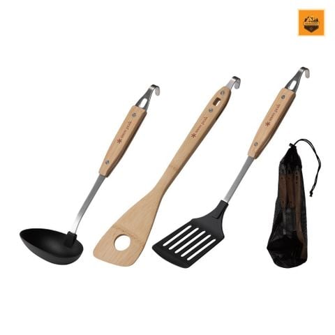 Dụng cụ nấu ăn Snowpeak Kitchen tool set (with storage case)