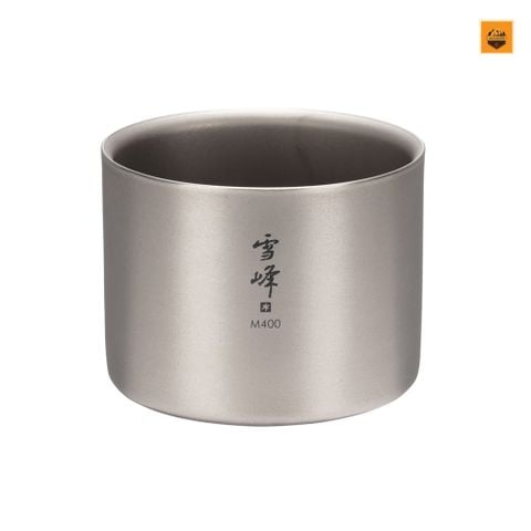 Ly Snow peak Ti-Double M400 Stacking Mug, TW-126