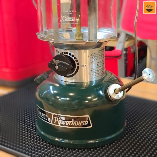 Đèn Măng Xông Coleman PowerHouse 290 Dual Fuel Lantern Date 1985 ( Used )