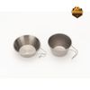 Chén Snow peak Deep titanium sherpa cup with Lid , E-314