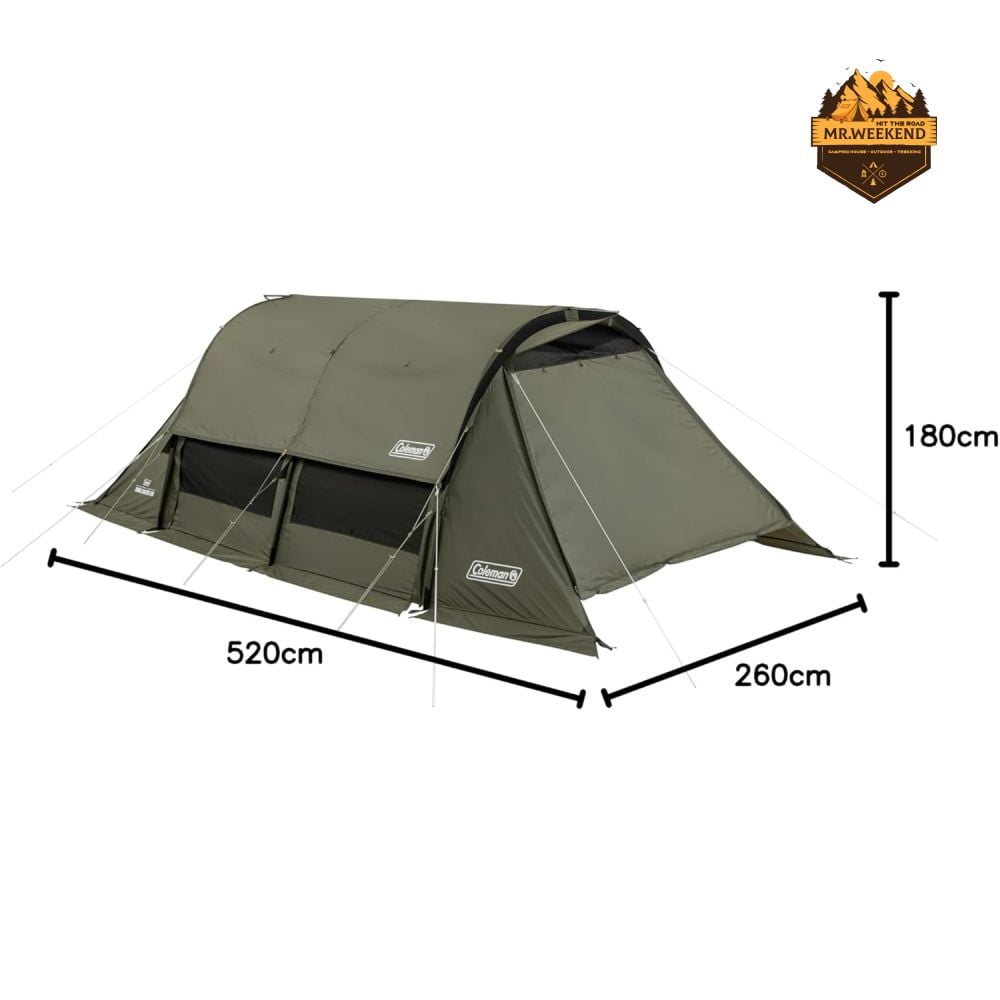 Lều Coleman Tent Tunnel Shelter Tunnel 2 Room