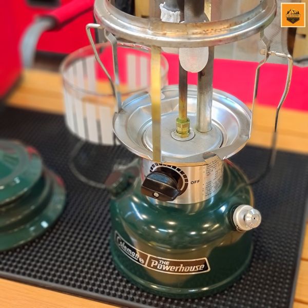 Đèn Măng Xông Coleman PowerHouse 290 Dual Fuel Lantern Date 1985 ( Used )