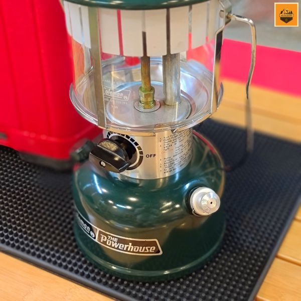 Đèn Măng Xông Coleman PowerHouse 290 Dual Fuel Lantern Date 1985 ( Used )