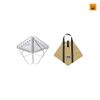 Bếp Củi Snow peak Pack & Carry S Fireplace, ST-031R