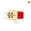 Lều Snow peak Entry 2 Room Elfield, TP-880R