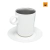 Ly Stanley THE DAYBREAK CAFÉ LATTE CUP & STILLNESS SAUCER 10.6 OZ 313ml