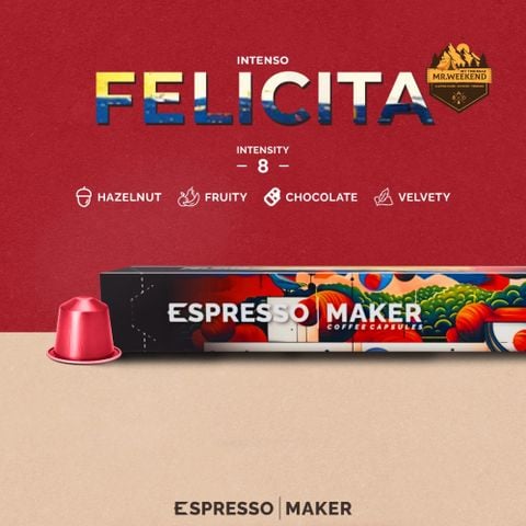 Cà phê viên nén Felicita - by Espresso Maker