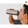 Bình giữ nhiệt Snow peak Kanpai Bottle 500ml Dark Silver, TW-071R-DS