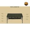 Bàn xếp gọn Cargo Container COMFORT IGT TABLE