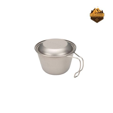Chén Snow peak Deep titanium sherpa cup with Lid , E-314
