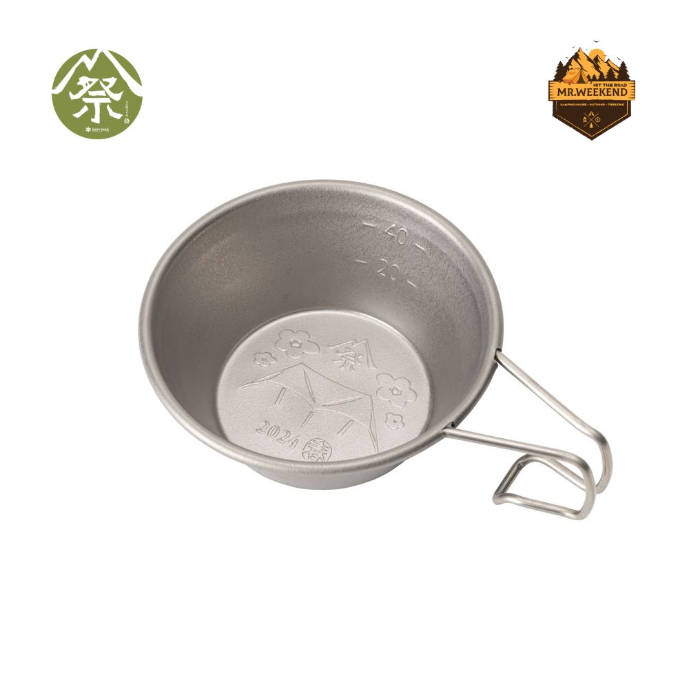 Chén Snowpeak Titanium Mini Sierra Cup 2024 SPRING EDITION