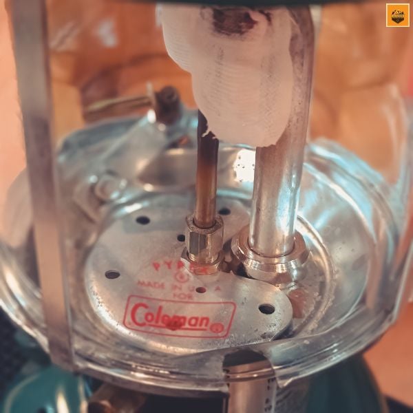 Đèn Măng Xông Coleman Vintage 220J Dual Fuel Lantern Date 1977 ( Used )