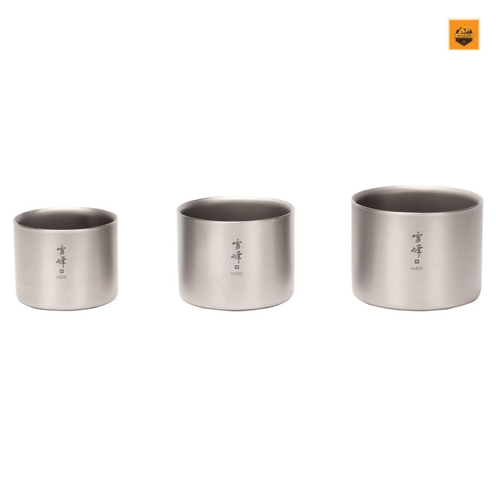 Ly Snow peak Ti-Double M200 Stacking Mug, TW-128