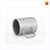 Ca Keith Double-Wall Titanium Mug with Folding Handle and Lid 450ml Ti3353