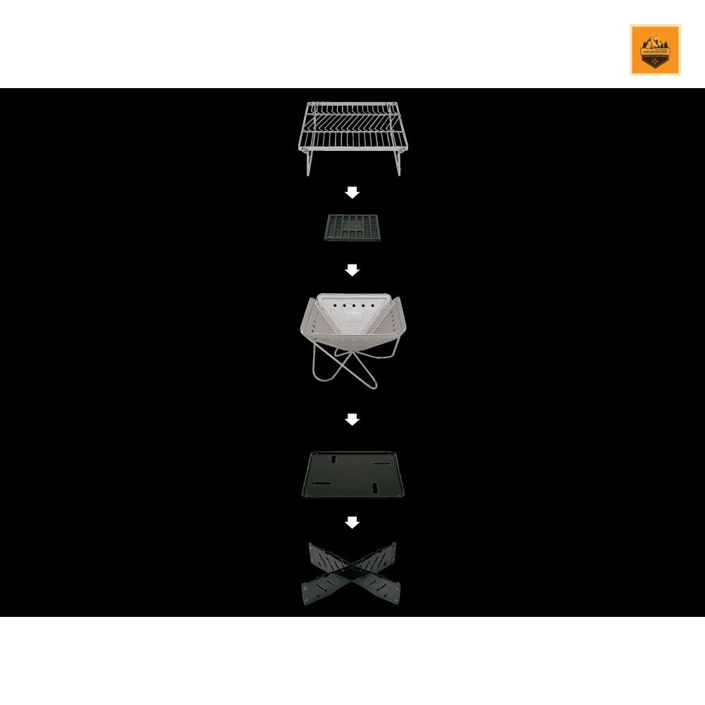 Bếp Củi Snow peak Pack & Carry S Fireplace, ST-031R