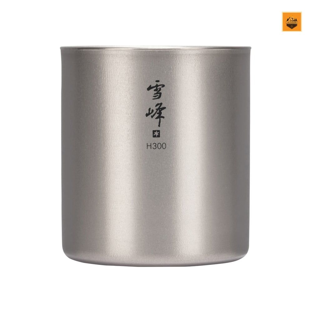 Ly Snow peak Ti-Double H300 Stacking Mug, TW-123