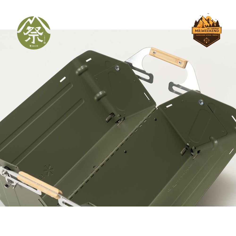 Thùng đựng đồ Snow peak Shelf Container 25 Olive Drab, FES-037-OL