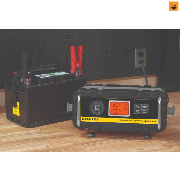 Bộ Sạc Và Kích Bình STANLEY 15 Amp Battery Charger with 40 Amp Engine