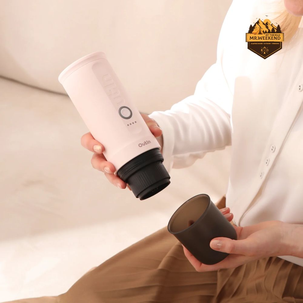 Máy Pha Cà Phê Outin Nano Portable Espresso Machine (Rose Quartz) X BCRF