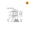 Lều Snow peak Land Nest Dome S ( New 2023 ),SDE-259