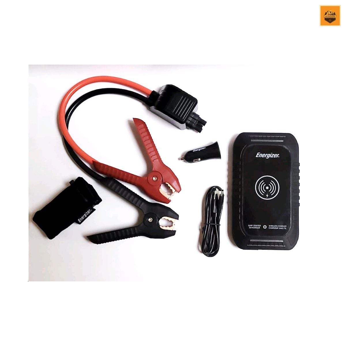 Kích bình dành cho xe hơi Energizer Jumpstarter + Qi wireless charging Powerbank