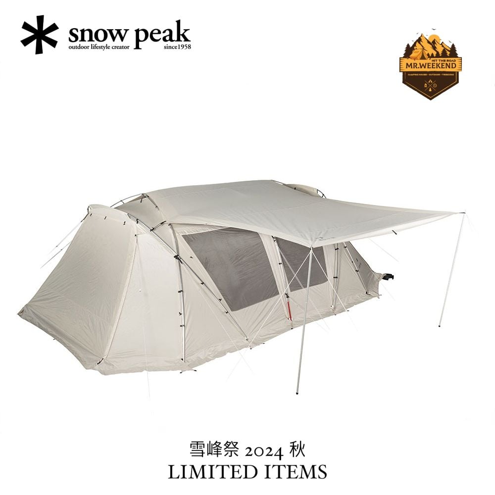 Snow Peak Takibi Tarp Snow Peak Hexa Connect Tarp (Ivory) - Water