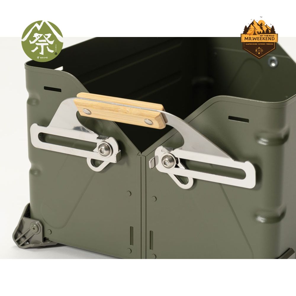 Thùng đựng đồ Snow peak Shelf Container 25 Olive Drab, FES-037-OL