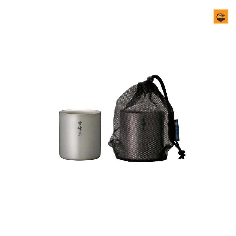 Ly Snow peak Ti-Double H300 Stacking Mug, TW-123