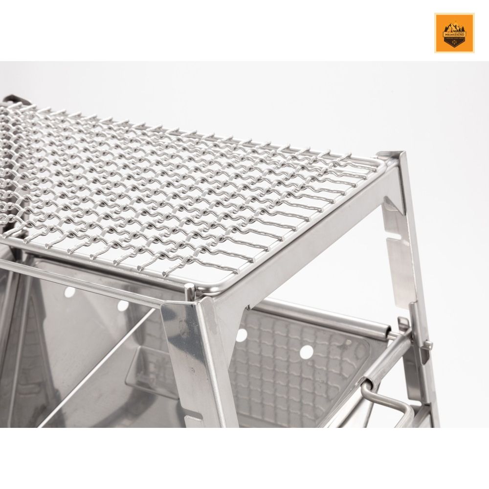 Bếp củi Snow peak Bonfire stand SR, ST-021