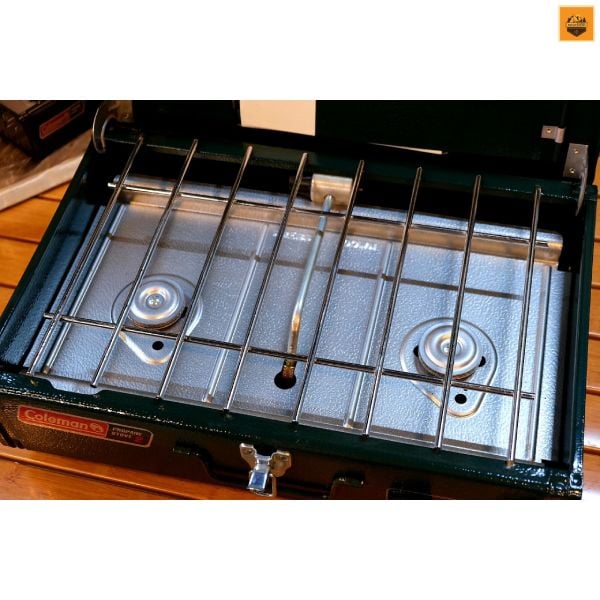 Bếp Gas Vintage Coleman Camping Stove 2 Burner Propane Date 2001