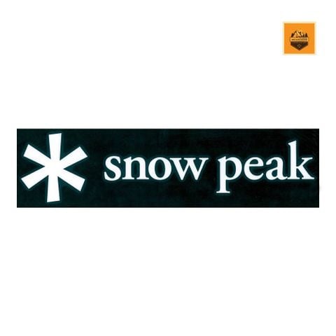 Miếng dán Snow Peak Logo Sticker Asterisk M