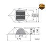 Lều Snow peak Winsel 2 , SD-828