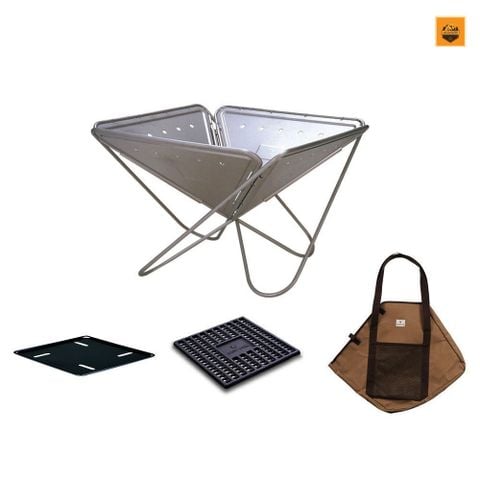 Bếp Củi Snow peak Fireplace M Starter Set (Japan Set), SET-111
