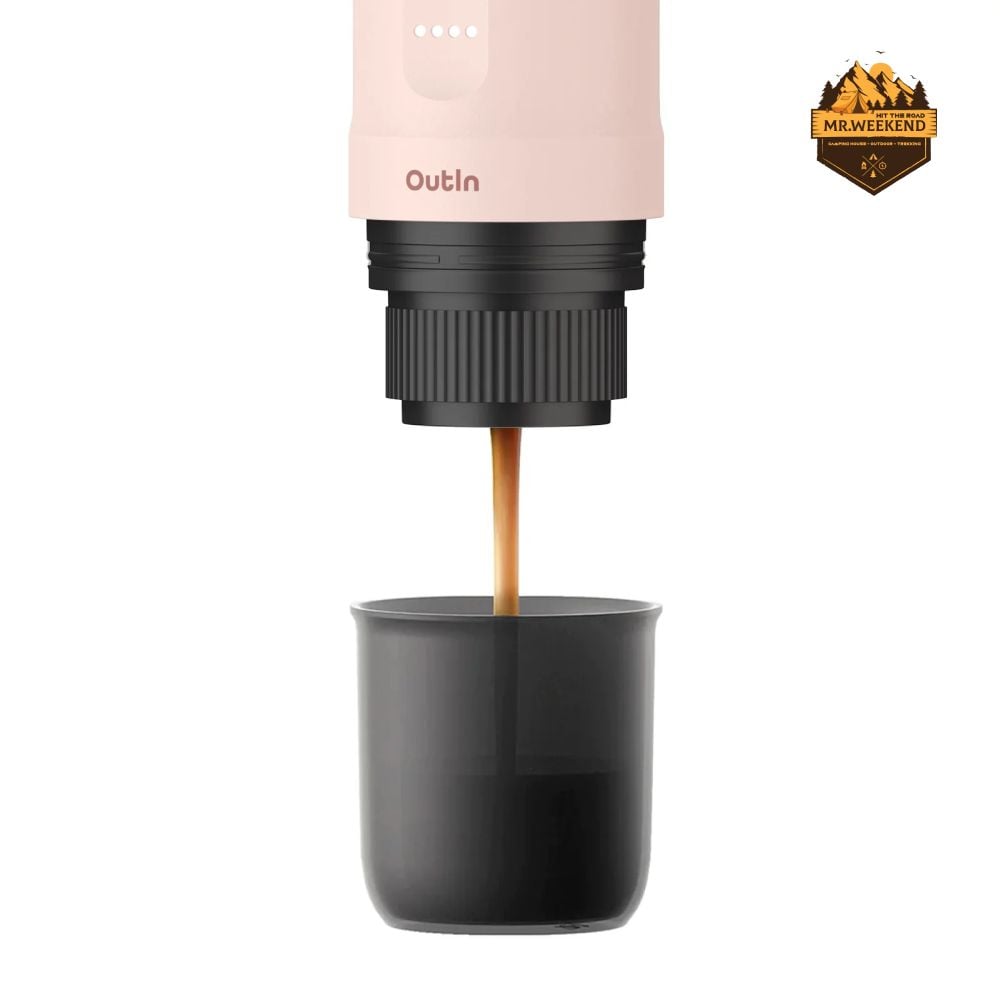 Máy Pha Cà Phê Outin Nano Portable Espresso Machine (Rose Quartz) X BCRF