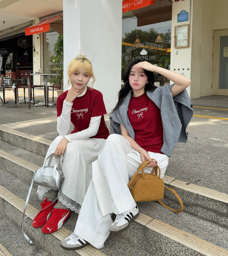  ÁO BABY TEE CEMMERY - RIBBON 