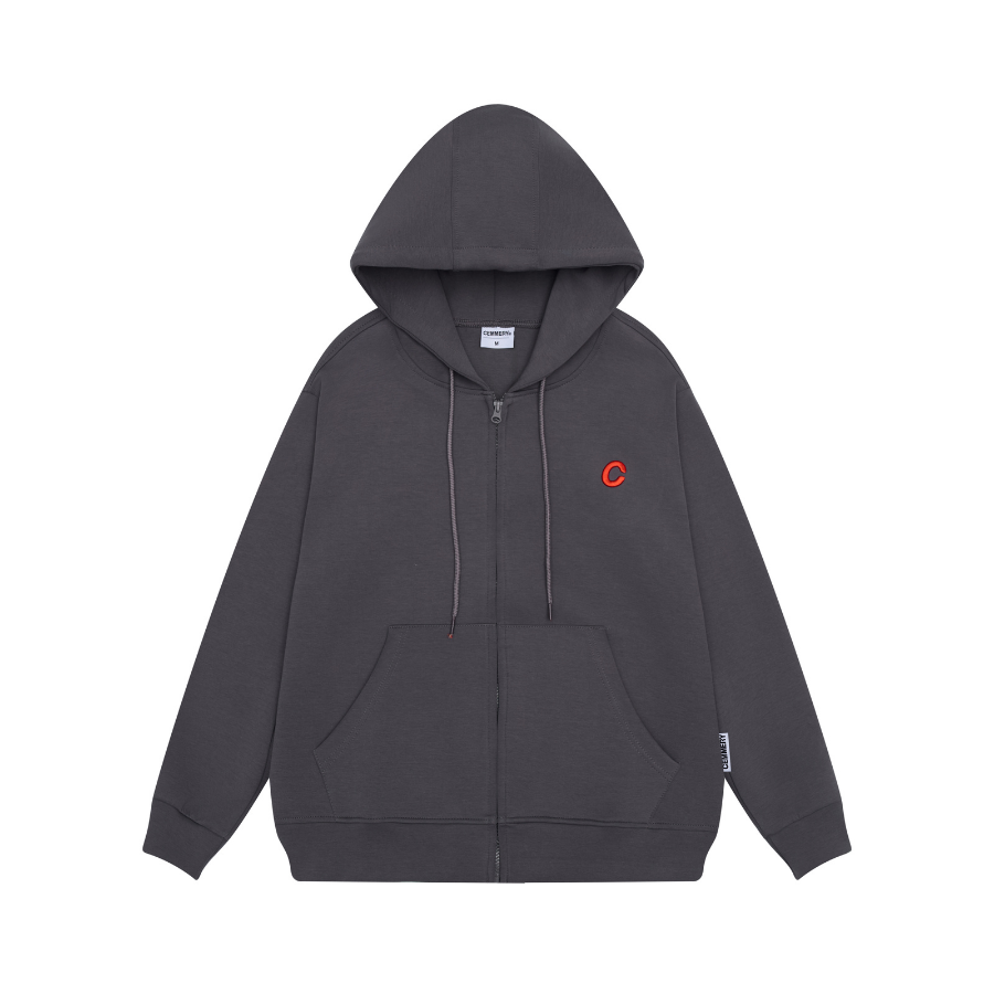  ÁO HOODIE ZIP CEMMERY - PLAIN 