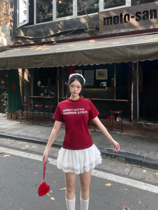  ÁO BABY TEE CEMMERY - MONEY QUEEN 
